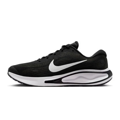 Nike Journey Run: Comfortable, Breathable, Non-Slip, Durable Casual Low-Top Running Shoes for Men – Black and White FN0228-001