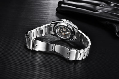 BENYAR 2025 New Men's Automatic Mechanical Watch Business Sports Luxury Men's Watches 50M Waterproof Clock Relogios Masculino