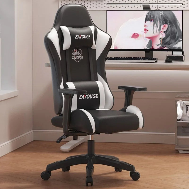 AOLIVIYA Gaming Reclining Office Chair Home Computer Rotating Lifting Backrest Internet Cafe E Sports Game Seat With Footrest