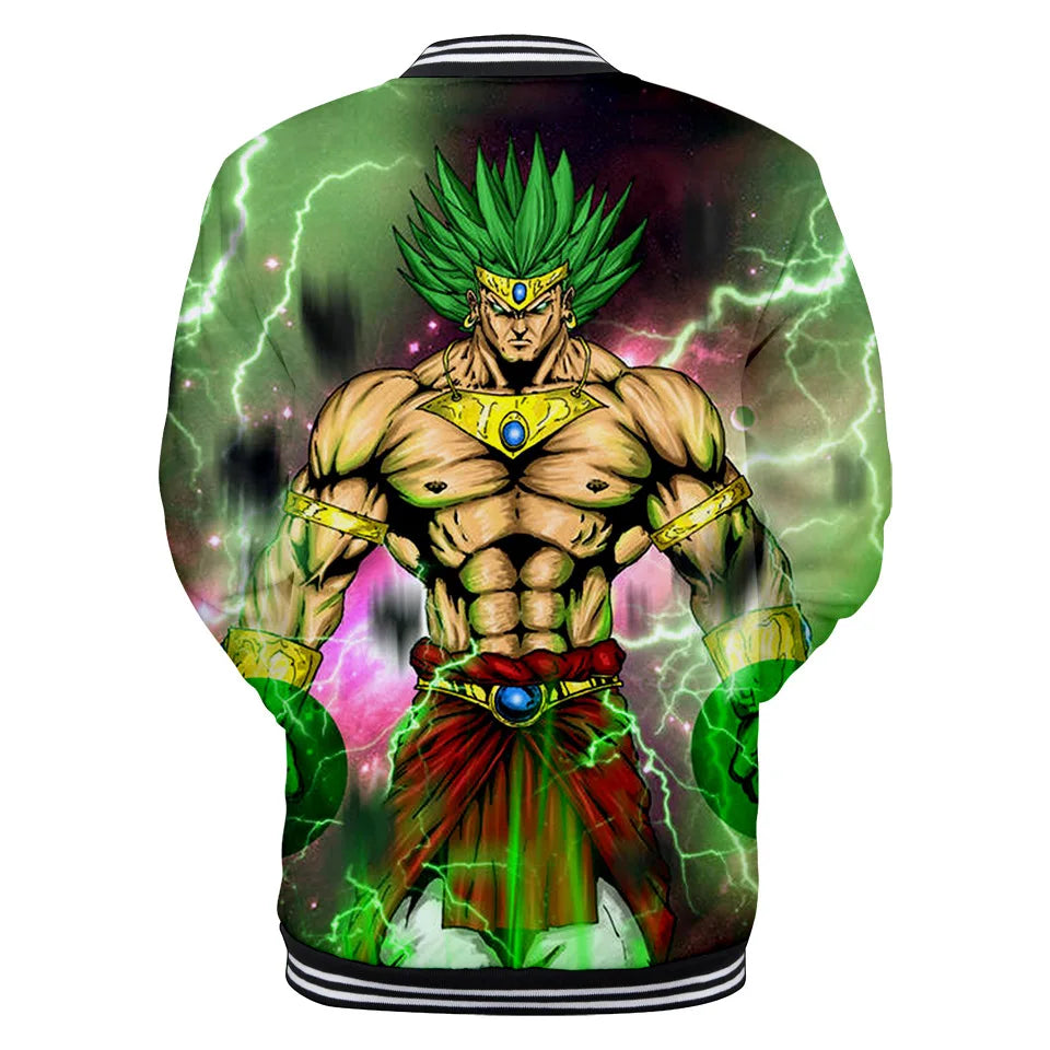 Dragon Ball Streetwear Baseball Uniform for Man Women Son Goku Adults Costumes Jackets Spring Fall Coat Cardigan Sweatshirt Gift