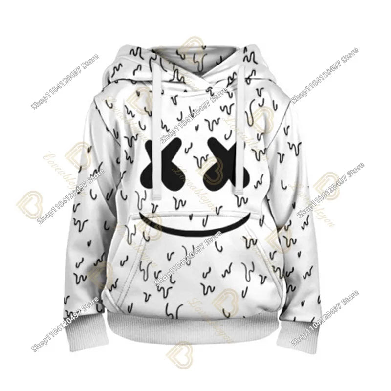 Children Battle Royals Hoodie Fortnite Boys Girls Cartoon Printed Pullovers Kids Sweatshirt Harajuku Streetwear Spring Winter