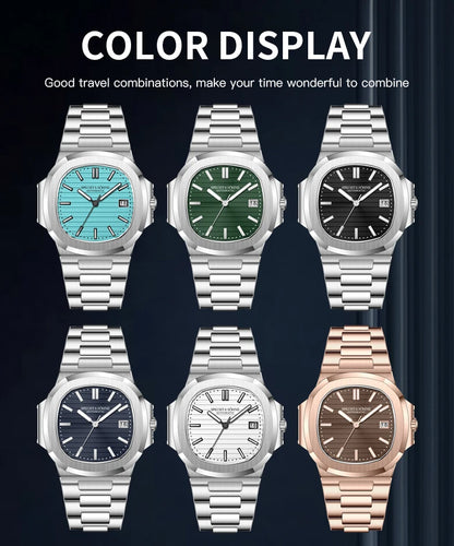 2025 Specht&Sohne New Hot Selling Men's Automatic Mechanical Watch Sapphire Crystal Stainless Steel Sports Watch Waterproof 50M