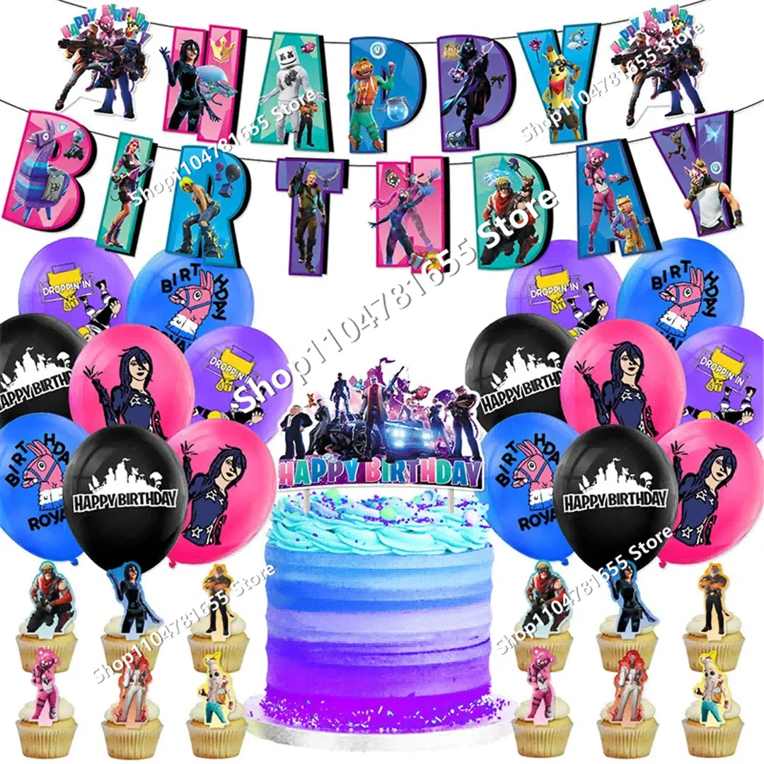 Fortnite Anime Games Figure Model PVC Dolls 8pcs/set Figure Toys Trooper Figurine Anime Collection Kids Fans Birthday Xmas Gifts
