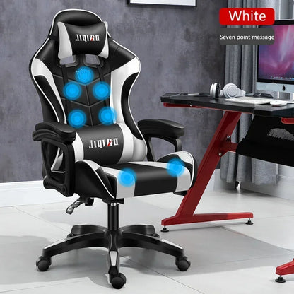 High quality gaming chair RGB light office chair gamer computer Ergonomic swivel chair Massage Recliner New gamer chairs