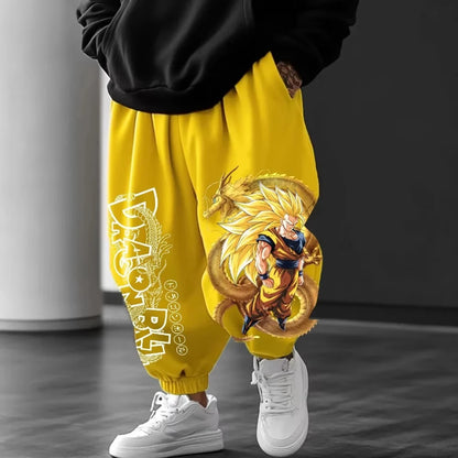 Pantalones deportivos Dragon Ball para hombre Broly primavera, otoño e invierno, anime japonés, jogger Y2K Harajuku de algodón