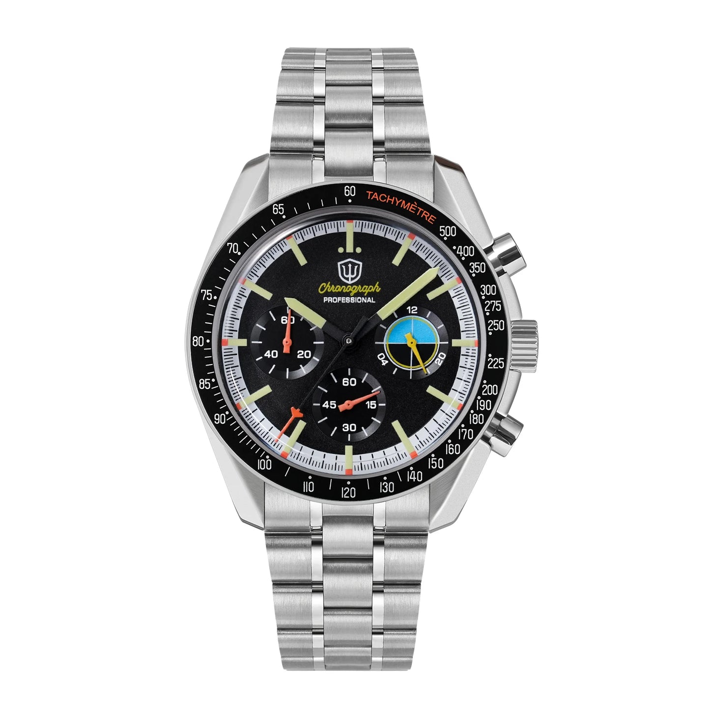 Watchdives New Wd1863 Quartz Men's Watch VK63 Chronograph Bubble Sapphire Waterproof 39Mm Steel Top Brand Luxury Business Watch