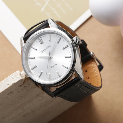 Escapement Time Quartz Watch 40mm Case VH31 Heat Treatment Hand