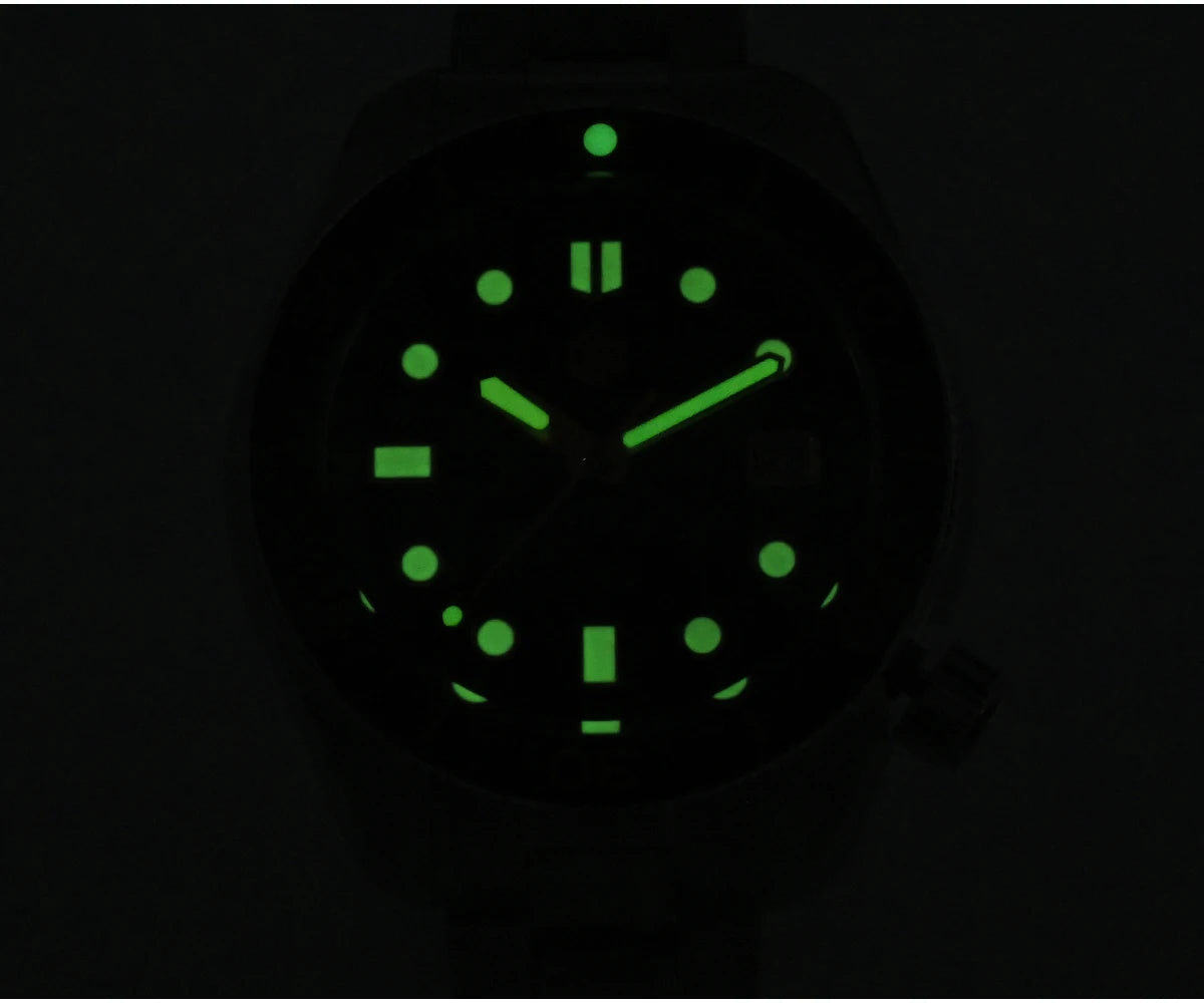 San Martin 44mm Men Diver Watch Vintage MM300 Gilt Dial Sport NH35 Automatic Mechanical Sapphire Waterproof 300M C3 Lume SN0087