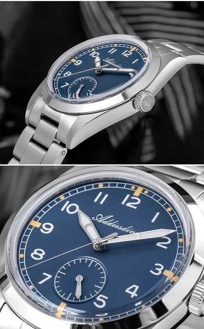 Orologio da uomo ADDIESDIVE 36mm al quarzo VH60, luminoso BGW9, vetro bombato, impermeabile 10Bar, in acciaio inossidabile