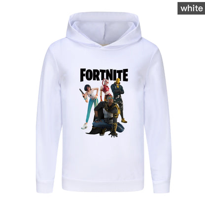 Otroški pulover s kapuco Fortnite, oblačila za deklice s princeskami, modna oblačila za dojenčke dečke, pomladno-jesenska otroška majica, otroški zgornji deli 4403