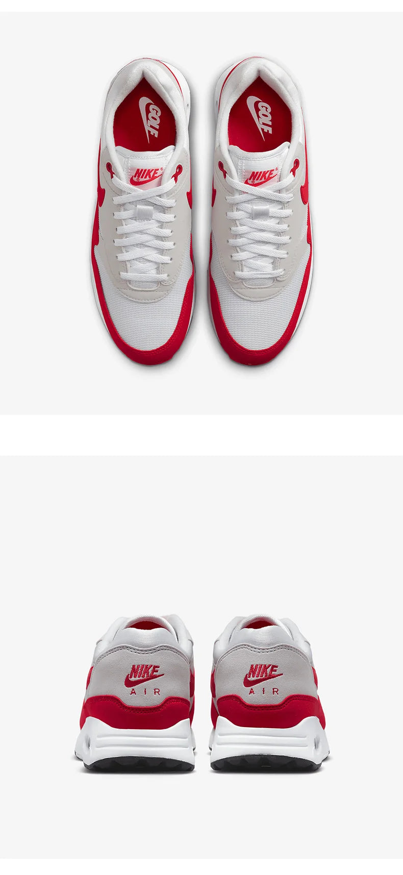 Zapatos de golf Nike auténticos Air Max 1'86 OG G para hombre y mujer DV1403-110