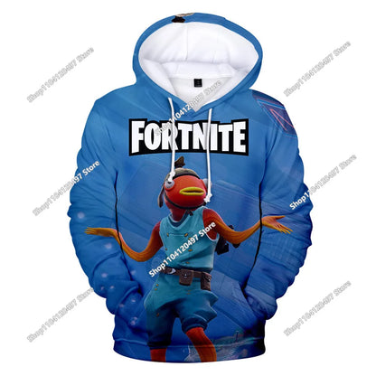 Fortnite Cosplay Sweatshirt Game 3D Printed Unisex Hoodie Casual Coat Anime Peripheral Kawaii Jacket Children Clothing Gifts