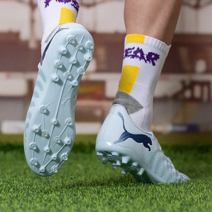 PUMA Mid MG Multi Ground Soccer Cleats Men Training Match Artificial Grass Football Shoes 108914-03