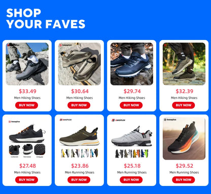 Baasploa Lightweight Running Shoes for Men, Comfortable Men’s Designer Mesh Casual Sneakers, Lace-Up Male Outdoor Sports Tennis Shoes