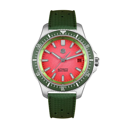 San Martin 2025 New Upgraded Version 40mm Dive Watch Men Original Design NH35 Automatic Mechanical Waterproof 200m SN0118