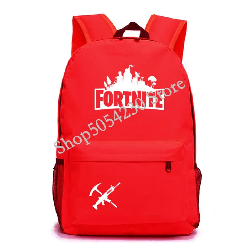 Fortnite Children's Backpack Large Capacity Bolsa Escolar High Quality Waterproof Men Women Victory Game Stationary Kid Rucksack