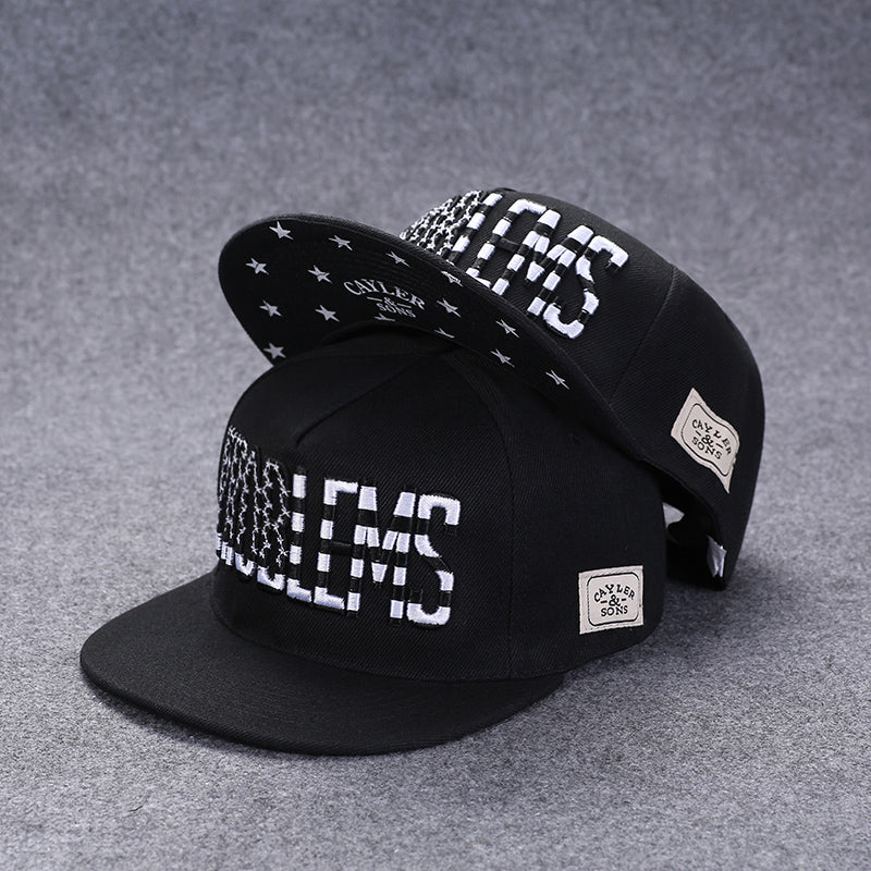 Unisex Alphabet Baseball Cap Summer Tide Brand Embroidered BackButton Cap Outdoo Hip Hop Hat Men's Women's Adjustable Casual Hat