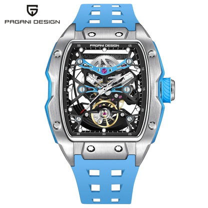 PAGANI DESIGN 2026 42MM New Alien Hollow Back Transparent Movement Luxury Men Watch Sapphire Glass Automatic Men Watches For Men