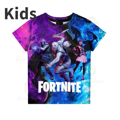 Red Jade Fortnite Anime Battle Royale 3D T-Shirt for Men Women Kids - Pelly T-Shirt Birthday Gift for Girls and Boys