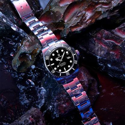 New PAGANI DESIGN Diving Automatic MechanicalWatch Luxury Sports WaterproofWatch Stainless Steel Sapphire Luminous Watch for Men