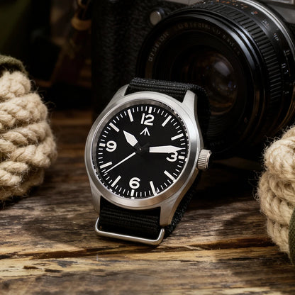 Militado ML08 Quartz Watch VH31/Ronda 515 Quartz Movement Vintage Watch Double Domed Sapphire Crystal BGW9 Luminous Men's Watch