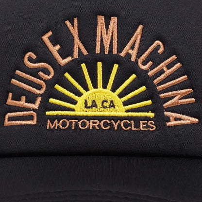 New Outdoor Unisex Embroidered Letters Baseball Hats Color Block Sunshade Mesh Breathable Trucker Caps Versatile Fashion Sun Hat