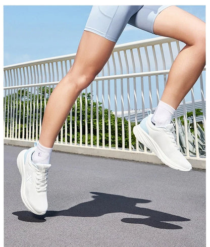 Xtep Women's Running Shoes 2025 Summer New Durable Lightweight Casual Shock-Absorbing Breathable Mesh Sneakers 875418110054
