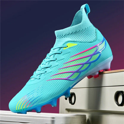 2026 Superfly FG Football Boots Outdoor Soccer Cleats Black Shoes Soft Sport Professional Shoes Breathable Comfortable Boots Plus