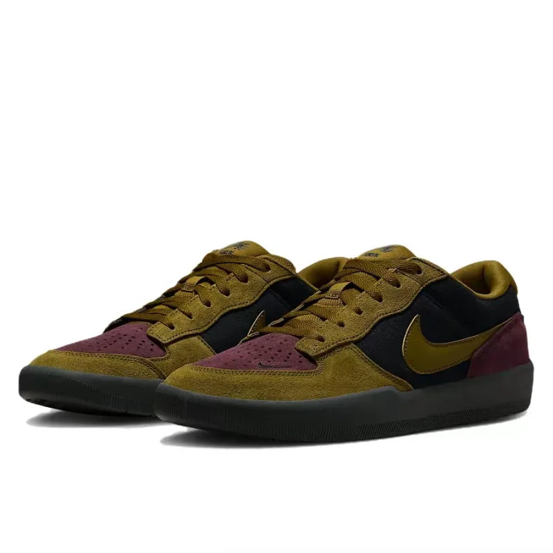 Nike SB Force 58 Tyylikkäät retro-henkiset, korkealaatuiset, monipuoliset, kevyet, hengittävät, matalavartiset ja kestävät skeittikengät, unisex, DV5477-008