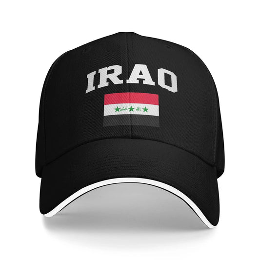 Women Men Iraq Flag Iraqi Outdoor Hat  Sun Cap Casual Baseball Cap Sunscreen Hats