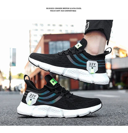 Trend dihalni moški športni čevlji za pomlad in jesen Tenis Masculino Zapatillas Hombre modni tekaški čevlji