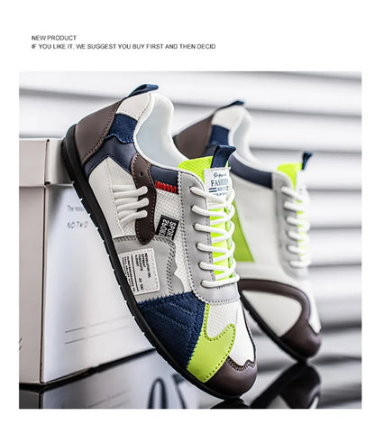 High-Quality Shoes for Men Summer New Mesh Breathable Youth Leisure Running Sneakers Walking Men Shoes Light Sneakers Zapatillas