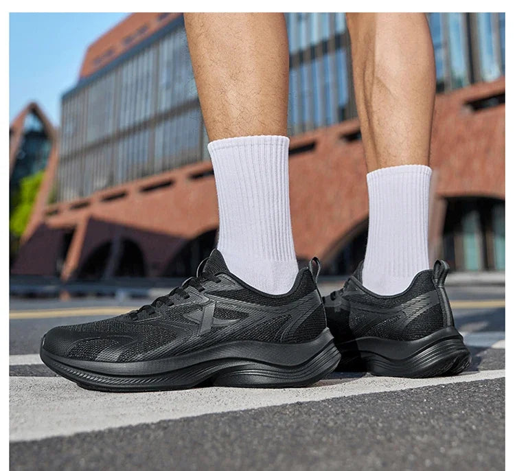 XTEP Running Shoes Men's 2025 Summer Mesh Breathable Comfortable Wear-Resistant Sports Shoes, Commuting Casual Shoes 875319110025