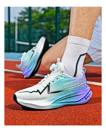 Casual Running Shoes Men Marathon Sports Carbon Board Breathable Lightweight Women's Comfortable Athletic Nonskid Sneakers 2026
