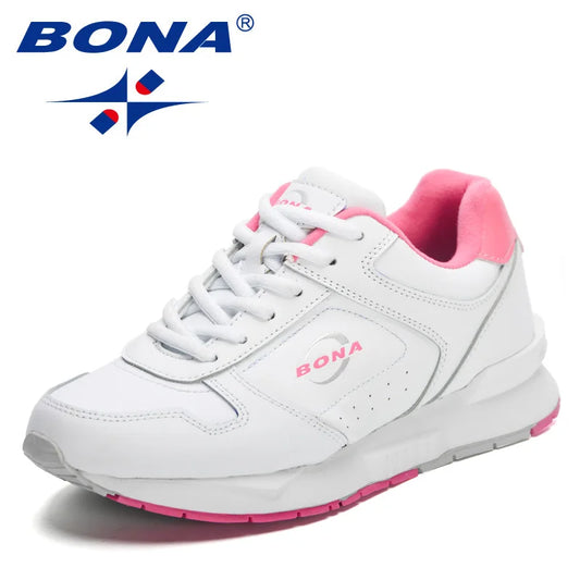 BONA 2023 New Designers Brand Classics Light Sneakers Women Fashion Running Shoes Casual Walking Footwear Ladies Comfort
