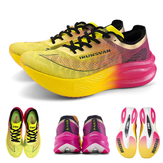IRUNSVAN Lightweight Marathon Sneakers Men Running Shoes Breathable Sports Shoes Casual Comfortable Athletic Training Unisex