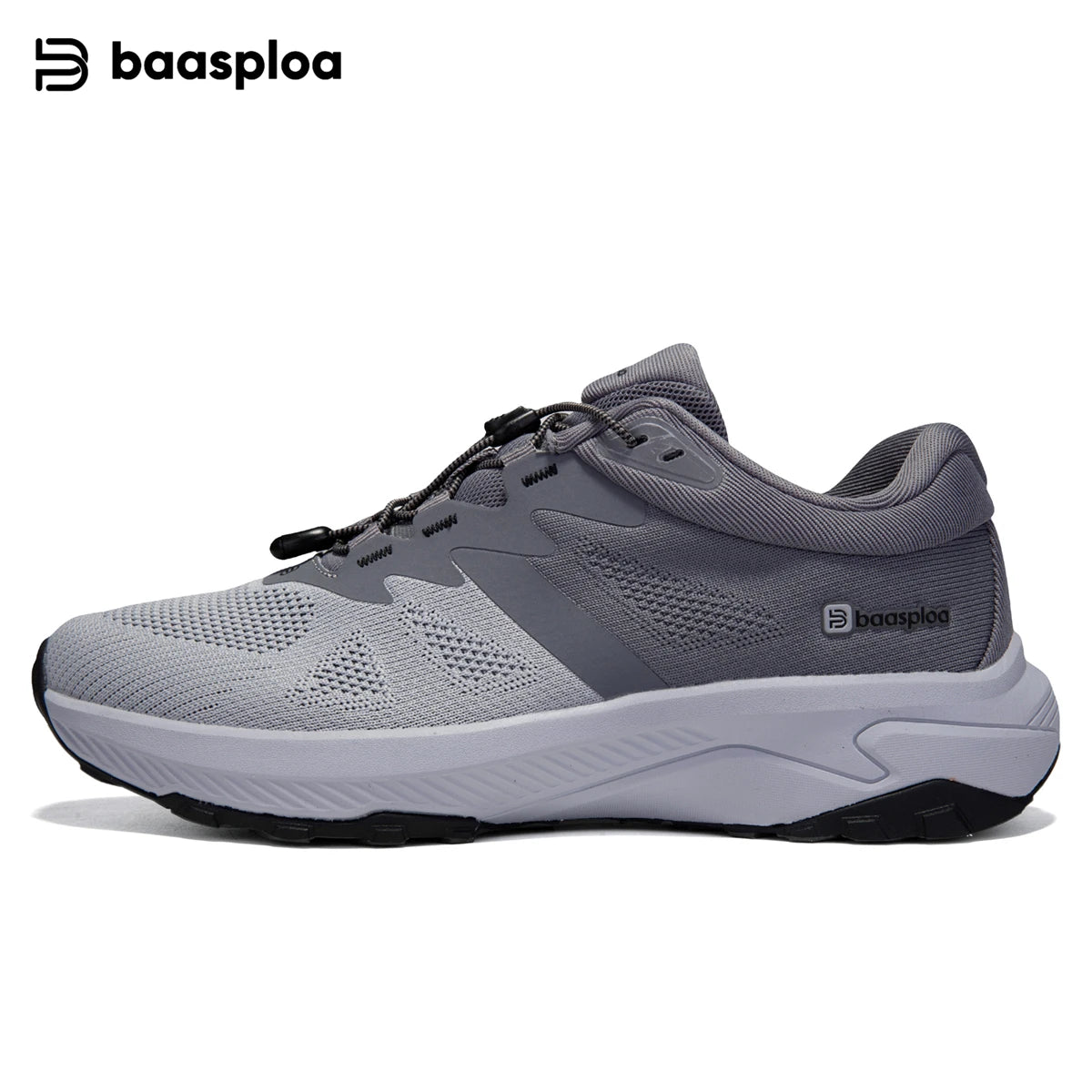 Baasploa Men Hiking Sneakers Outdoor Fashion Lightweight Breathable Shoes Male Casual Anti-Skid Wear-Resistant Climbing Shoes