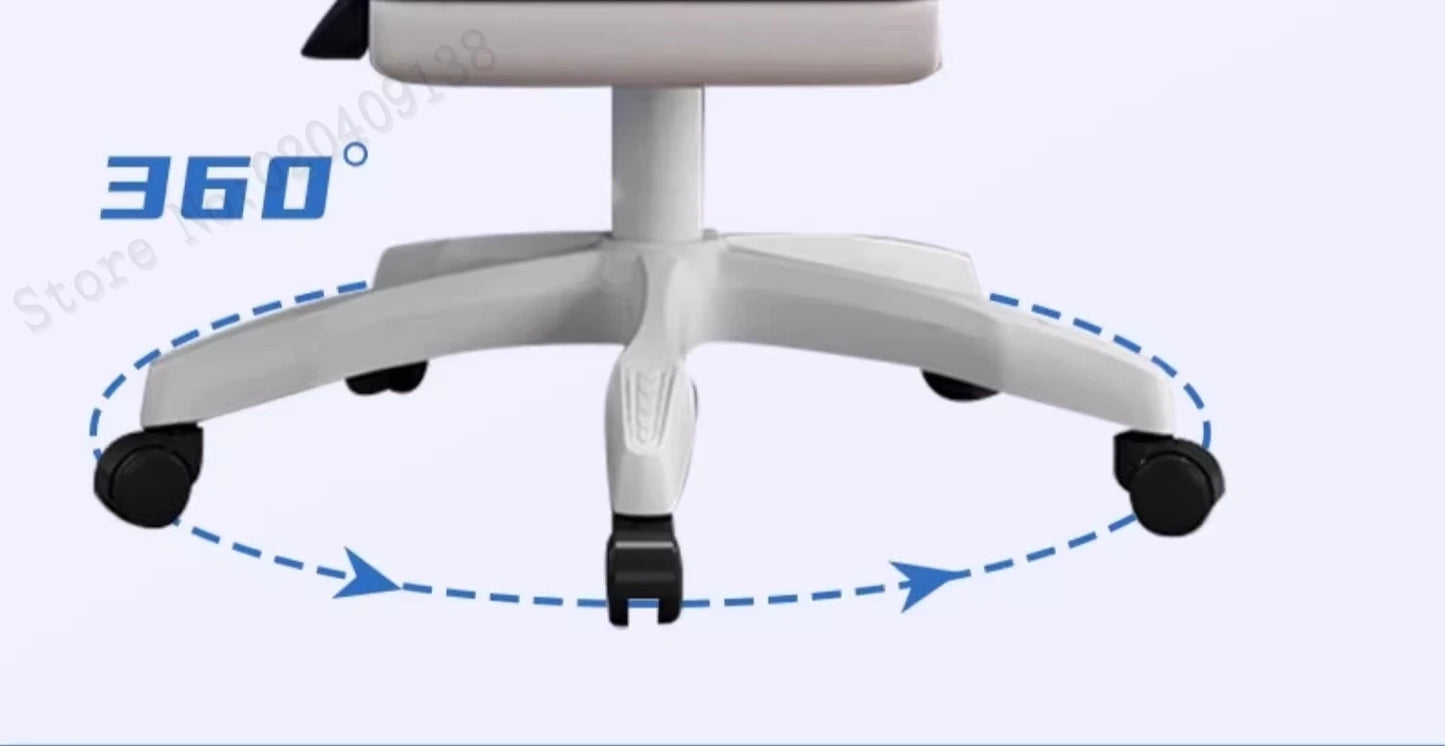 S6 Ergonomic Gaming Chair with Adjustable Backrest, Comfortable Computer Chair, Swivel Lift Chair with Armrests for Gaming & Office