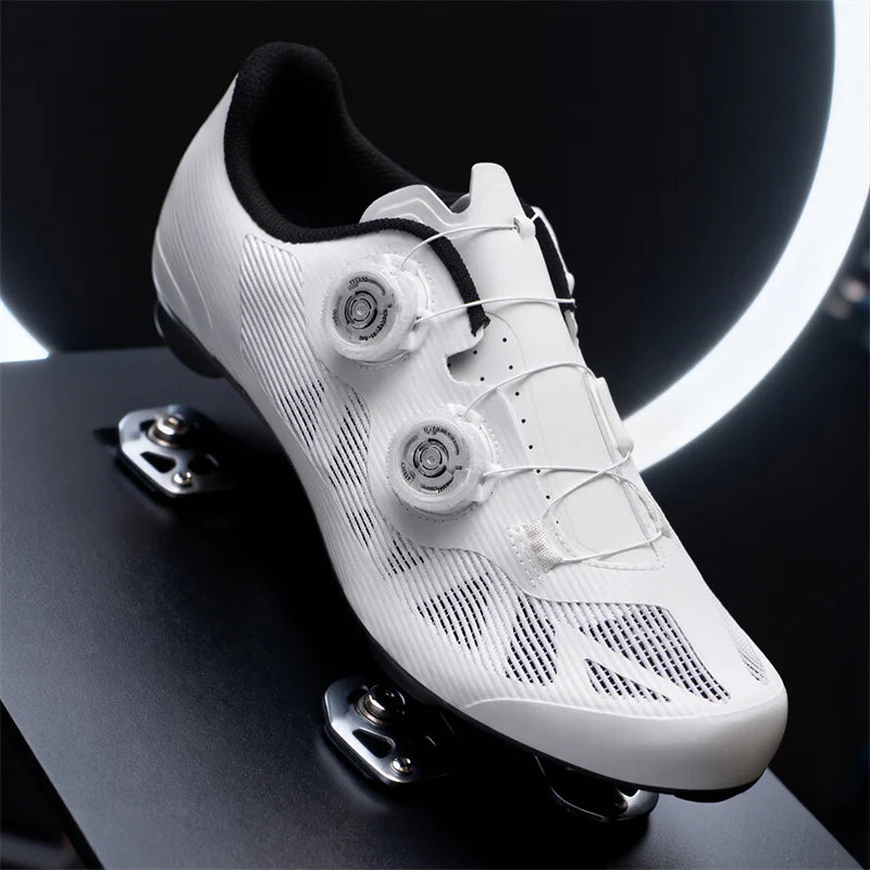 Men's Ultra Light Road Mountain Cycling Shoes, Professional MTB, SPD Self-Locking Cycling Shoes, Women's Road Cycling Shoes
