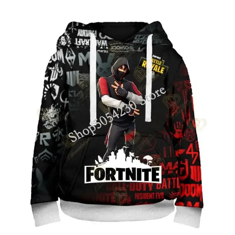 Fortnite Men Hoodie Fashion 3D Print Sweatshirt Battle Game Hoodies Boys Girls Hip Hop Hombre Casual Outerwear