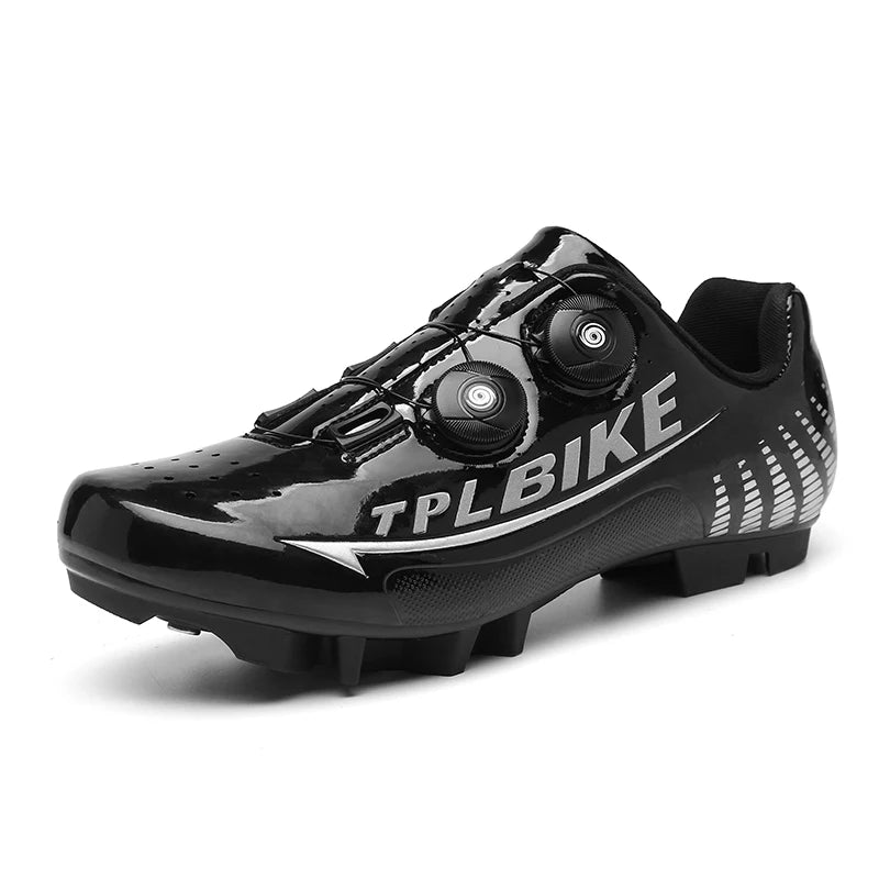 New Men’s and Women’s Bicycle Shoes Outdoor Cycling Shoes with Three Functional Soles Professional Training Shoes