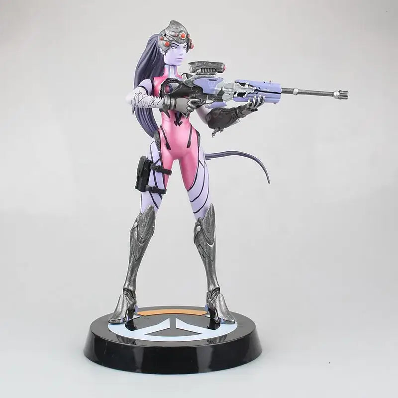 Overwatch De Pioneer Black Lily Hand Blizzard Surrounding Game Statue Props Display Model Adjustable and Movable