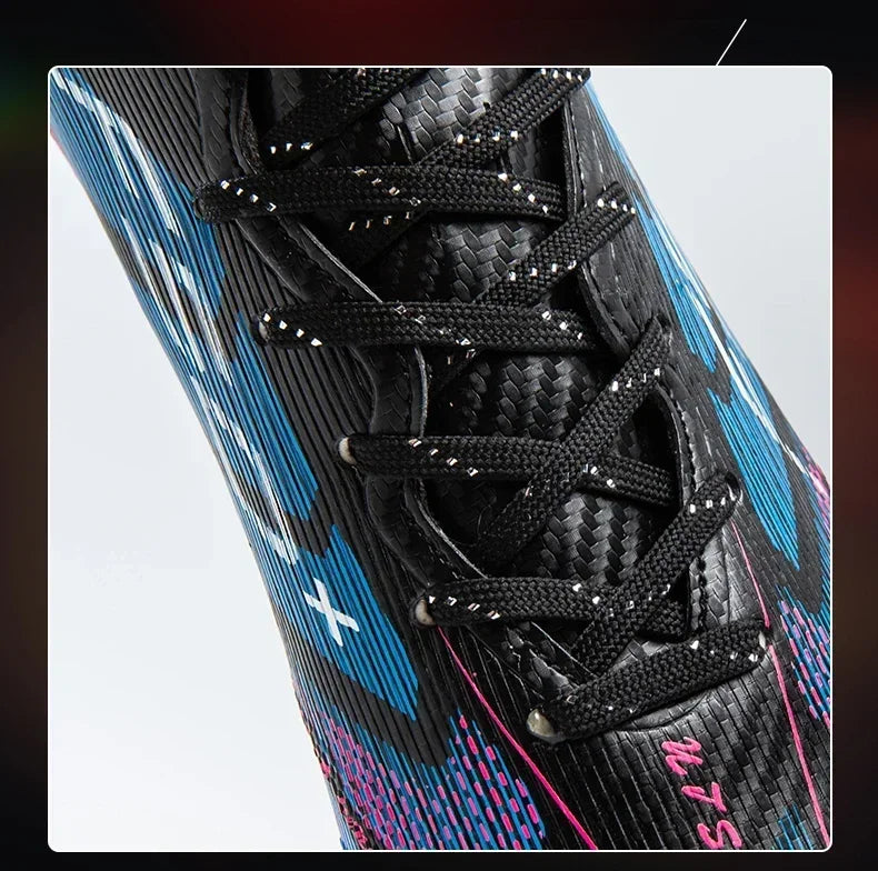 Nouvelles chaussures de football pour hommes, chaussures de soccer pour terrain en herbe, chaussures d'entraînement, chaussures de sport ultralégères, chaussures de match professionnelles, baskets antidérapantes unisexes.