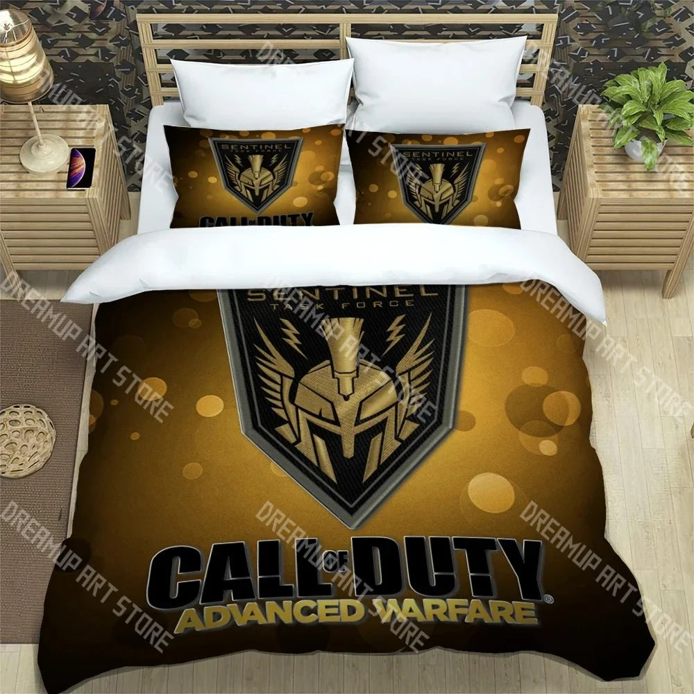 3D Print Call of Duty Game COD Bedding Set Twin Queen King Full Size Duvet Cover Pillowcase Bed boys girls Adult Home Textiles