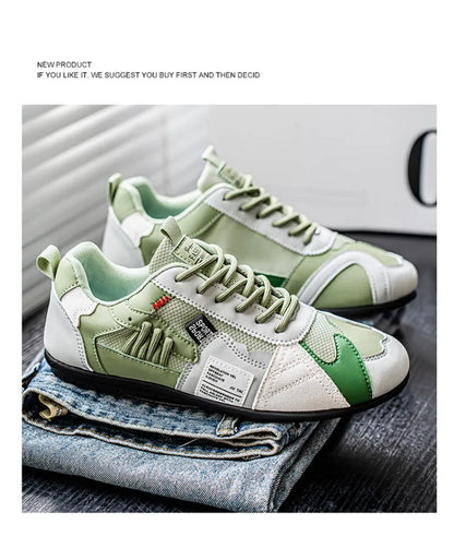 High-Quality Shoes for Men Summer New Mesh Breathable Youth Leisure Running Sneakers Walking Men Shoes Light Sneakers Zapatillas