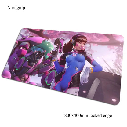 overwatch padmouse 80x40cm mousepad pentru jocuri cadou de Halloween mousepad mare pentru gamer birou de computer covoraș mare mousepad pentru laptop pc