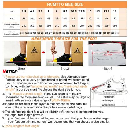 HUMTTO Outdoor Hiking Trekking Mountain Sports Shoes for Men, Camping, Hunting, Walking, Breathable Cushioned Non-Slip Sneakers