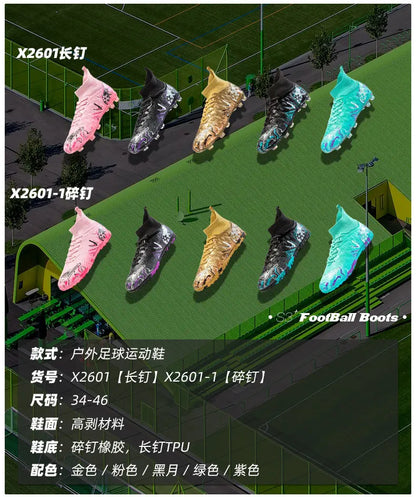 Moški profesionalni nogometni čevlji Society Cleats Nogometni čevlji Original Čevlji za notranje nogometno igrišče Čevlji za trening na travi TF/FG Superge