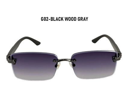 Square Sunglasses Women Luxe 2026 Rimless Sunglass Men Wooden Fashion Glasses Vintage Dropshipping Gafas De Sol Hombre Zonnebril