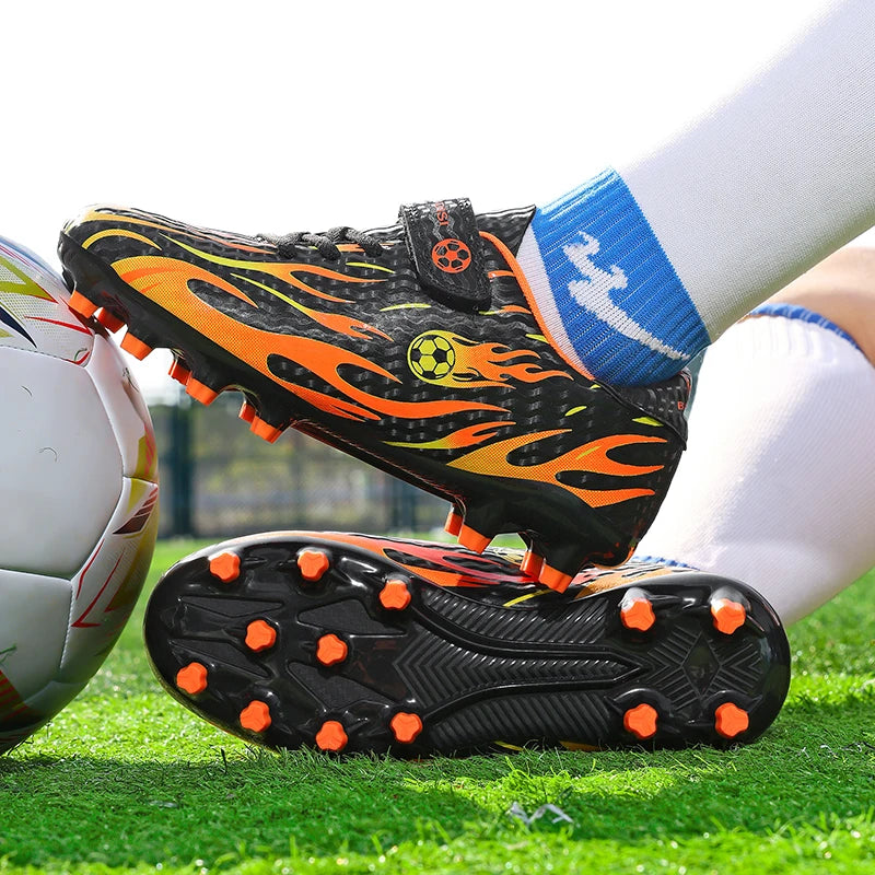 Vaikiški futbolo bateliai Lengvi futbolo sportiniai bateliai Vaikų sportiniai bateliai Lauko neslystantys futsalo bateliai Berniukų ir mergaičių treniruočių bateliai